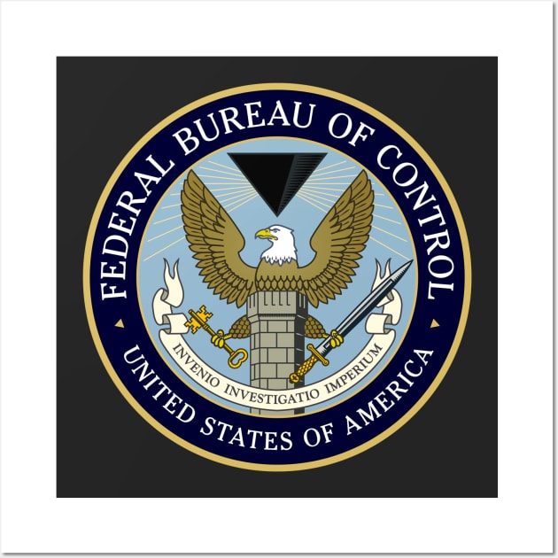 Federal Bureau of Control Wall Art by hellomammoth